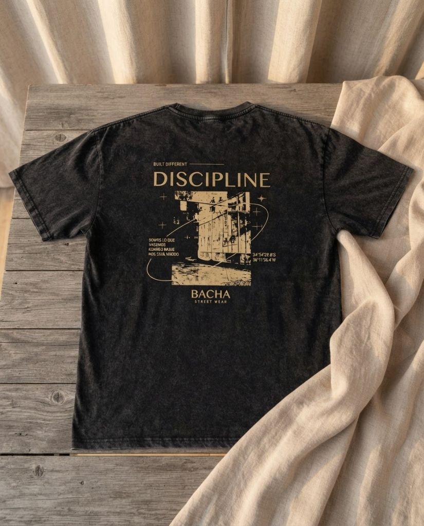 Remera Origin "Discipline" — foto 3 — BACHA Collection Uruguay